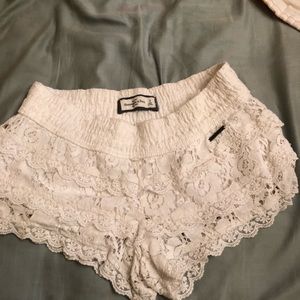 Abercrombie and Fitch lace shorts